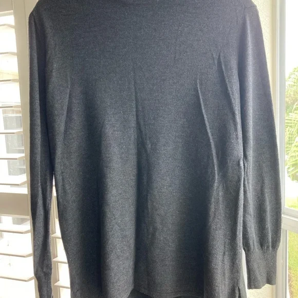 Classic Workshop Republic Clothing Turtleneck Tunic, Charcoal Gray, Small - Picture 5 of 10